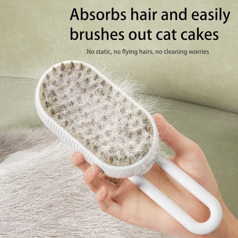 Cuddlyfur™ - 3 in 1 Pet Steam Brush